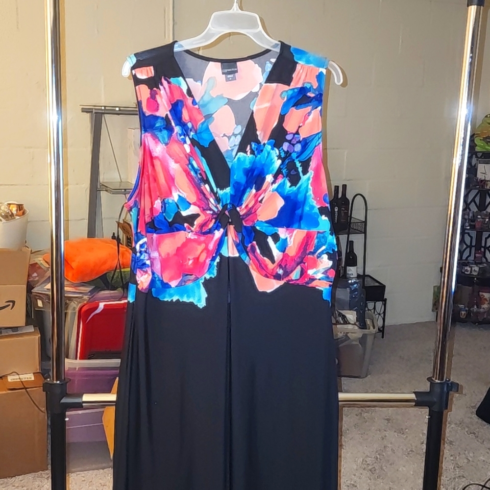 Color blocking dress